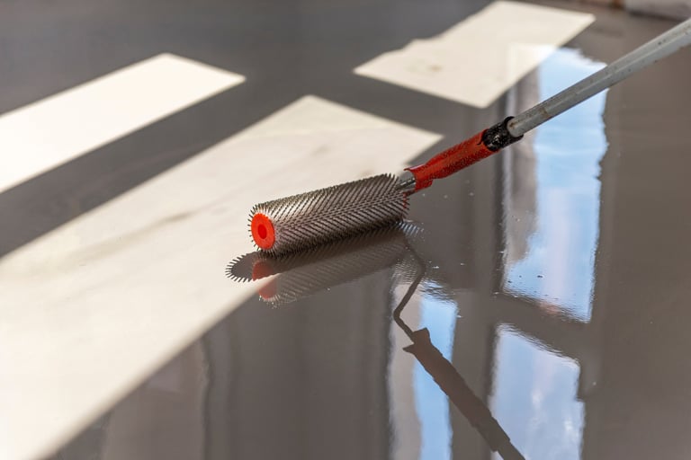 Self-leveling floor preparation